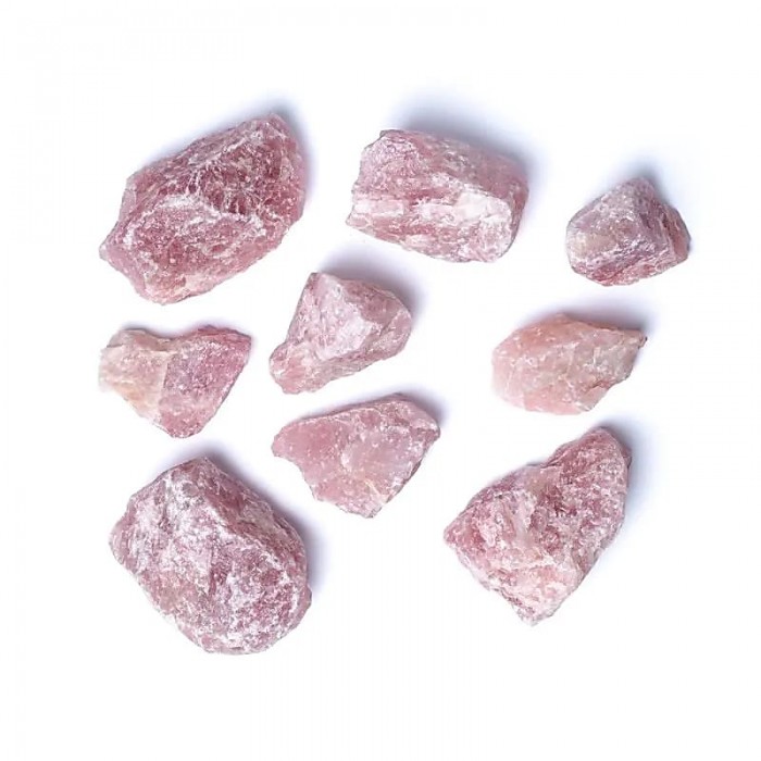 Ροζ Χαλαζίας ακατέργαστος - Rose Quartz 250gr Ακατέργαστοι λίθοι